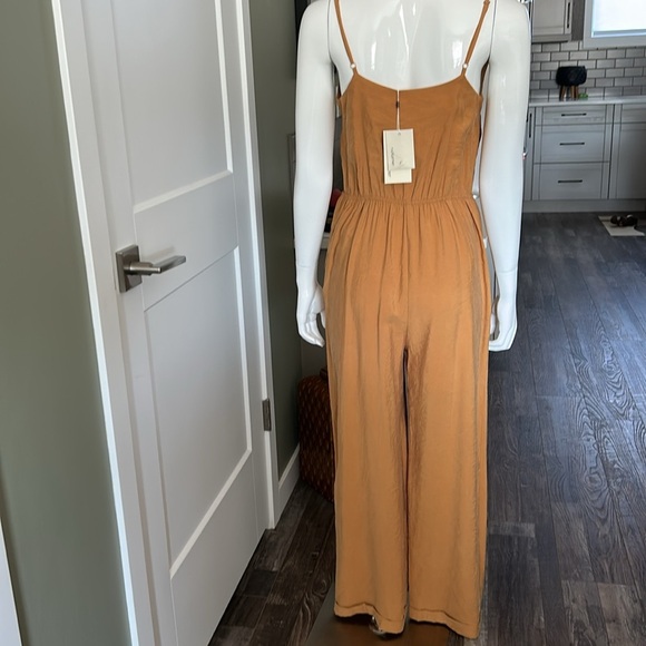 the Korner Butterscotch Jumpsuit NWT - Picture 9 of 17